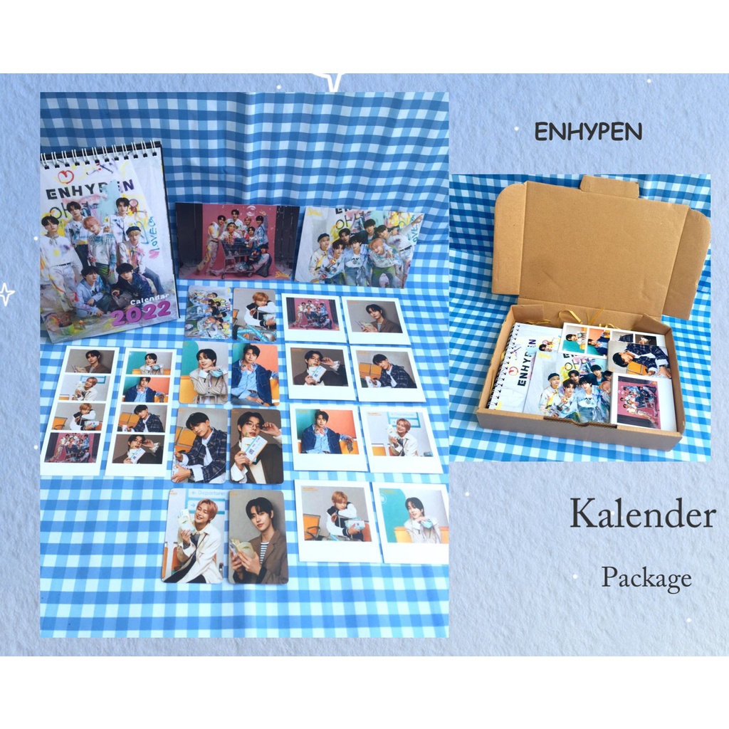 

kalender package kpop/ kalender kpop enhypen/fankit kalender kpop