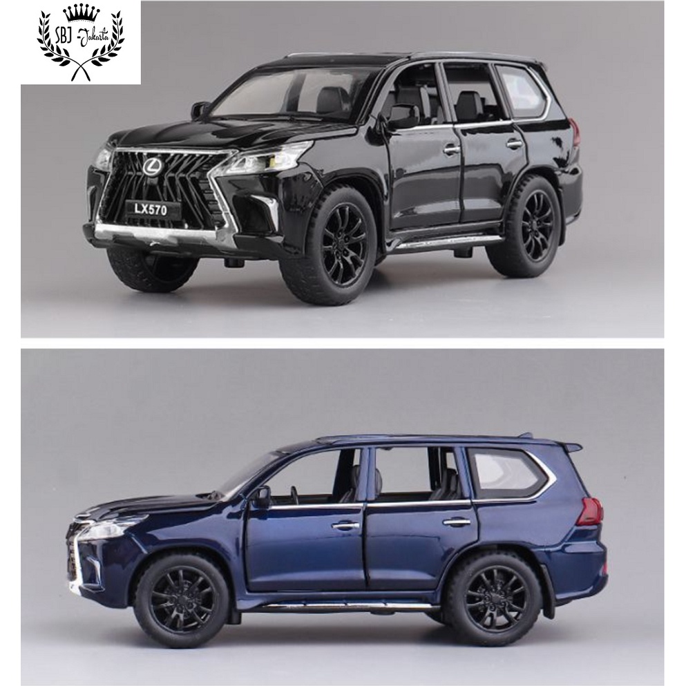 Diecast Miniauto Mobil LEXUS LX570 SUV Skala 1:32 Metal Series