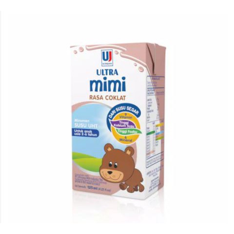 

Ultra Mimi Susu UHT Rasa Coklat 125 ml