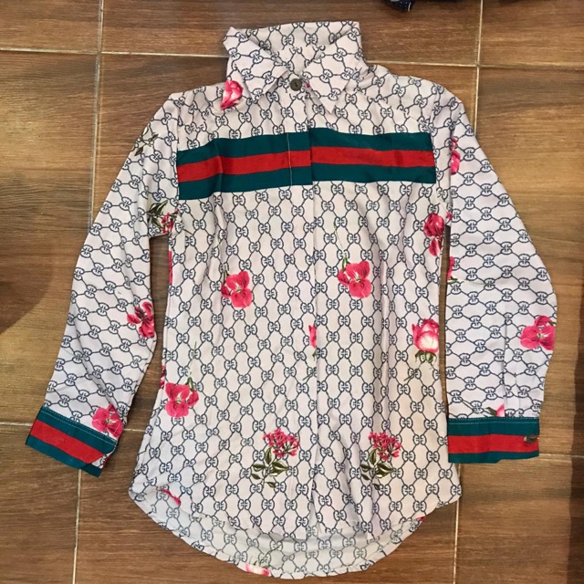 Kemeja gambar gucci #PRELOVED