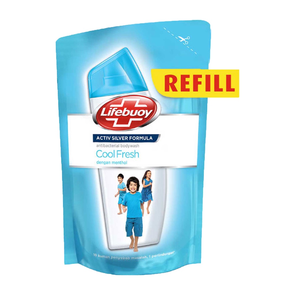 BaruMart Sabun Mandi Cair Lifebouy Bodywash Cool Fresh Refill 450ml