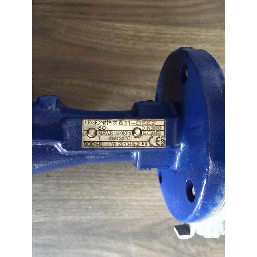 KEYSTONE Butterfly valve Figure F.611-DEE2 dn. 100 mm ( 4" )