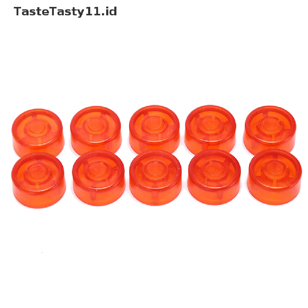 (Tastetasty) 10pcs Tutup Pedal Efek Gitar Bahan Plastik