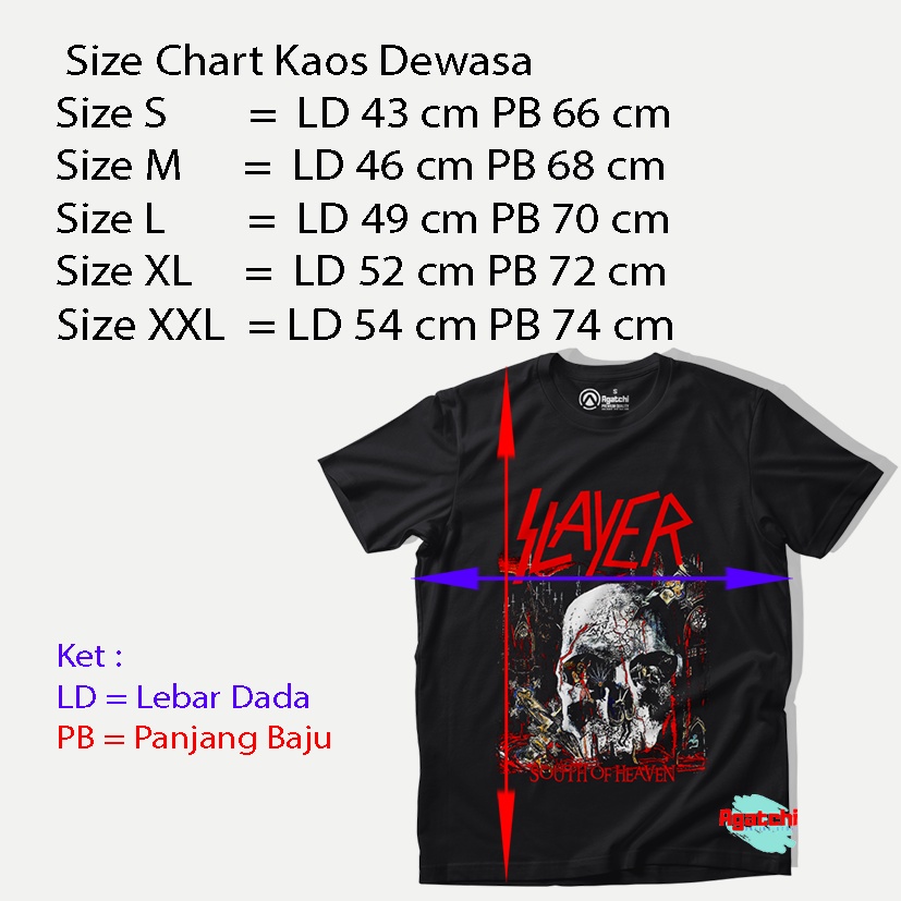 Baju Kaos Atasan Dewasa Slayer