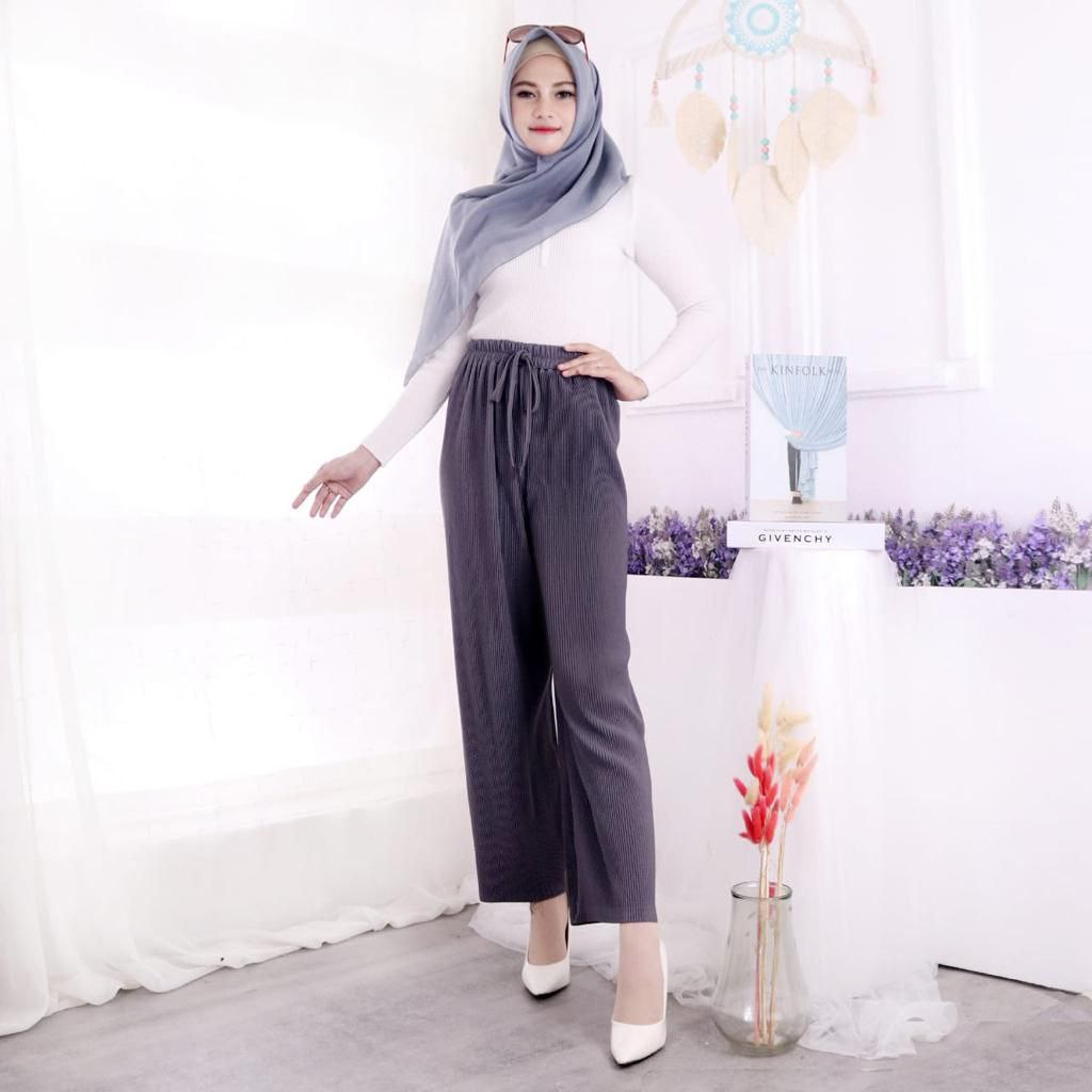 KULOT TALI PLISKET LIDI MODEL HIGHWAIST