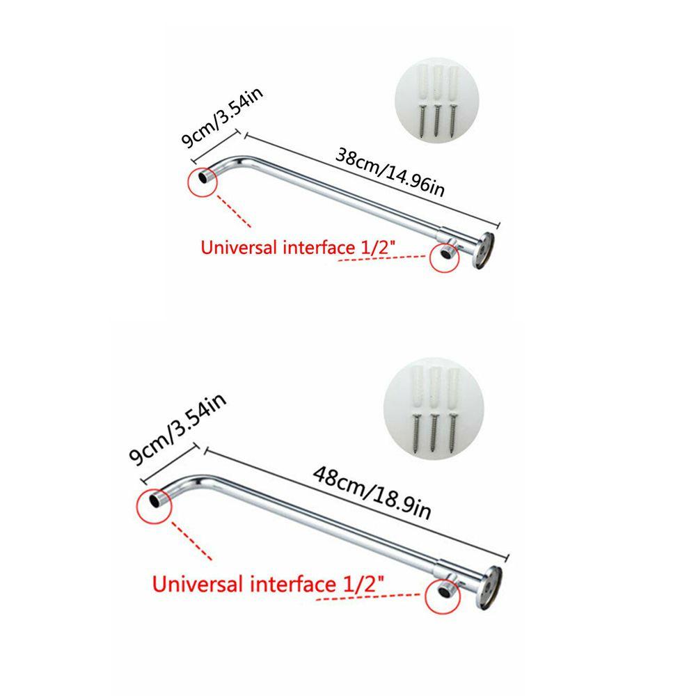 Pipa Ekstensi Kepala Shower TOP Awet Dengan Base Home Shower Extension Arm