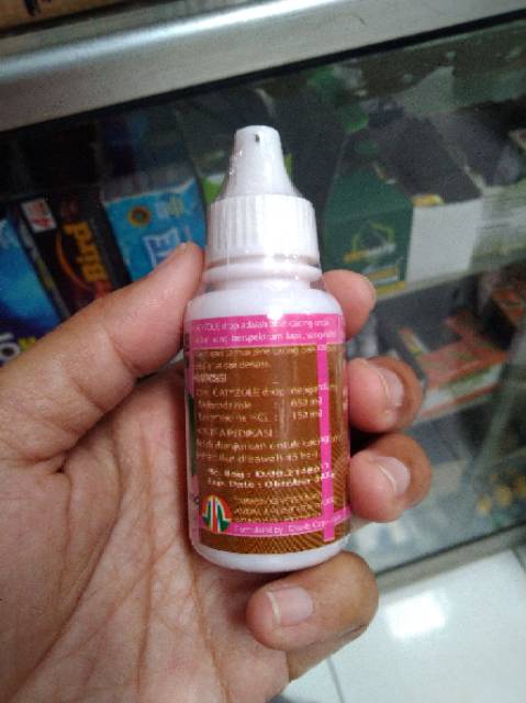 CATYZOLE DROP 30ML Obat Cacing Kucing