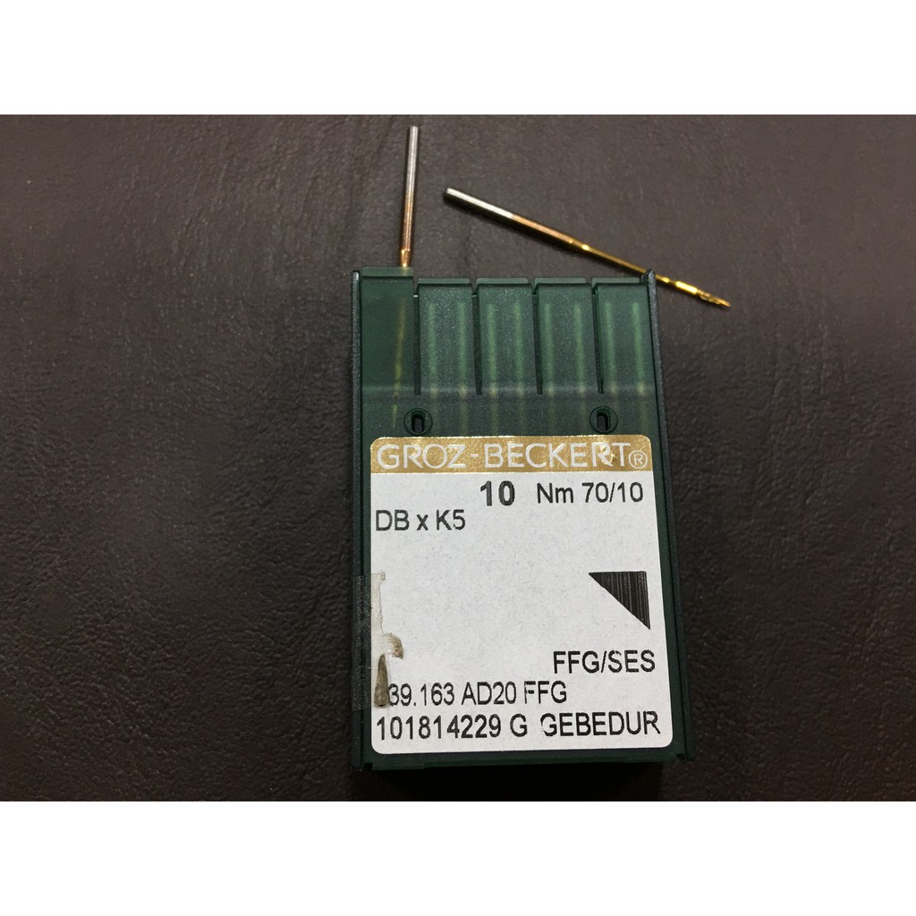 jarum DB x K5 GOLD TIP Groz Beckert mesin jahit bordir komputer besar
