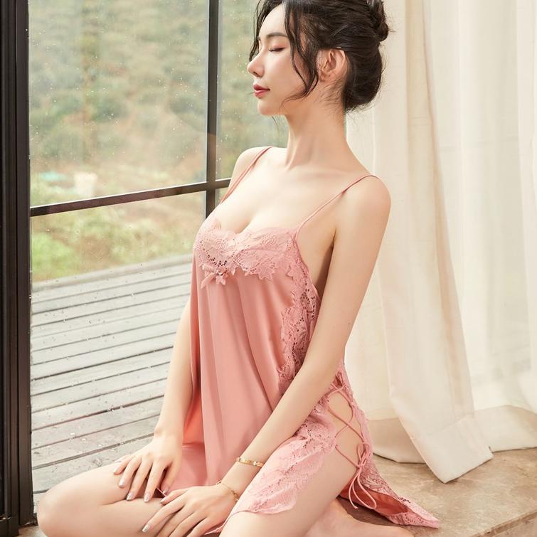 FLASH SALE ✨WINGALERY✨ Malam-Panjang lingerie sexy baju tidur sexy wanita lingerie 3062 gas 