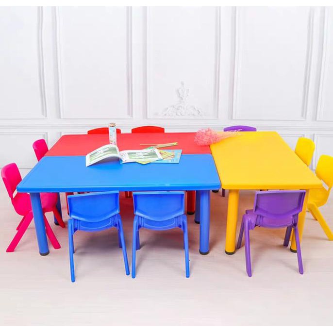 Ready Stock Meja Plastik Anak Persegi Panjang 120X60Cm 6 Ready Stock Meja Plastik Anak Persegi Panjang 120X60Cm 6