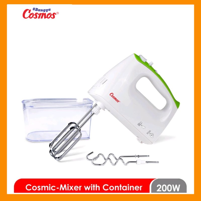 COSMOS COSMIC HAND MIXER + WADAH KNOB TURBO CM-1579 ORIGINAL GARANSI RESMI