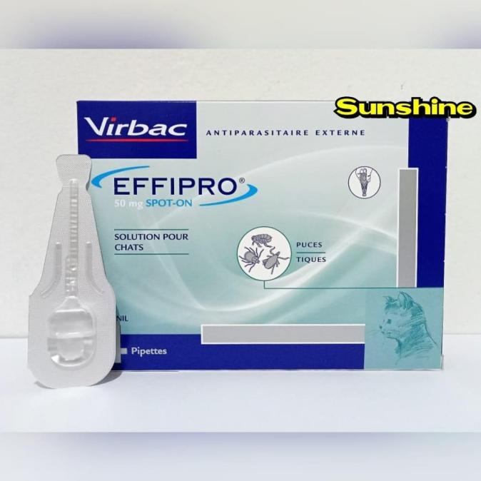 Virbac Effipro Cat 50mg Per Tube - Obat Tetes Kutu Kucing