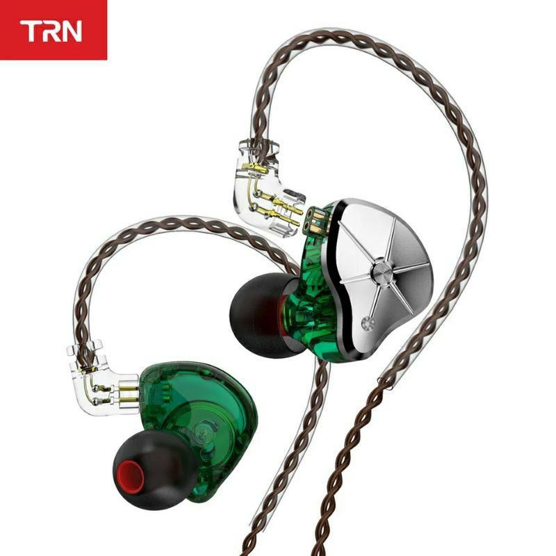 TRN STM with Mic Hybrid 1DD 1BA In Ear Earphone HIFI DJ Monitor Sports