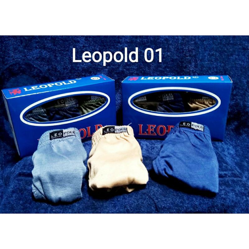 CD Pria Dewasa LEOPOLD | 01 | 1 BOX 3PCS