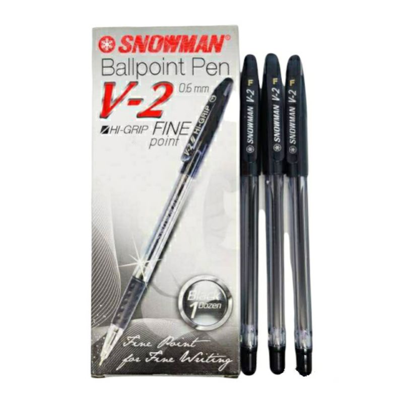 

Pulpen Snowman V2 0,6mm isi 12pc