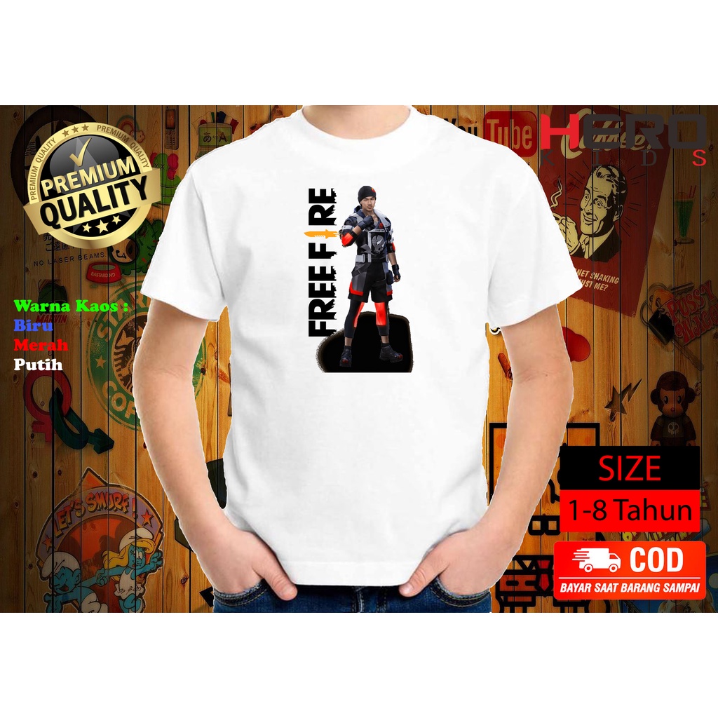 Baju Anak Laki-Laki FREE FIRE