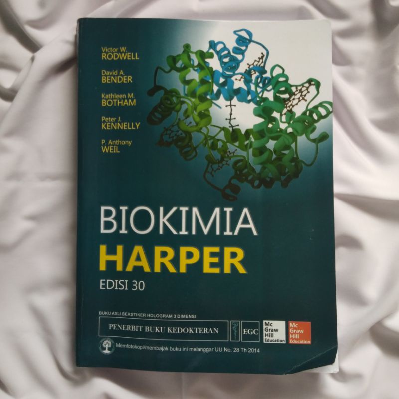 BUKU BIOKIMIA HARPER EDISI 30 [PRELOVED]