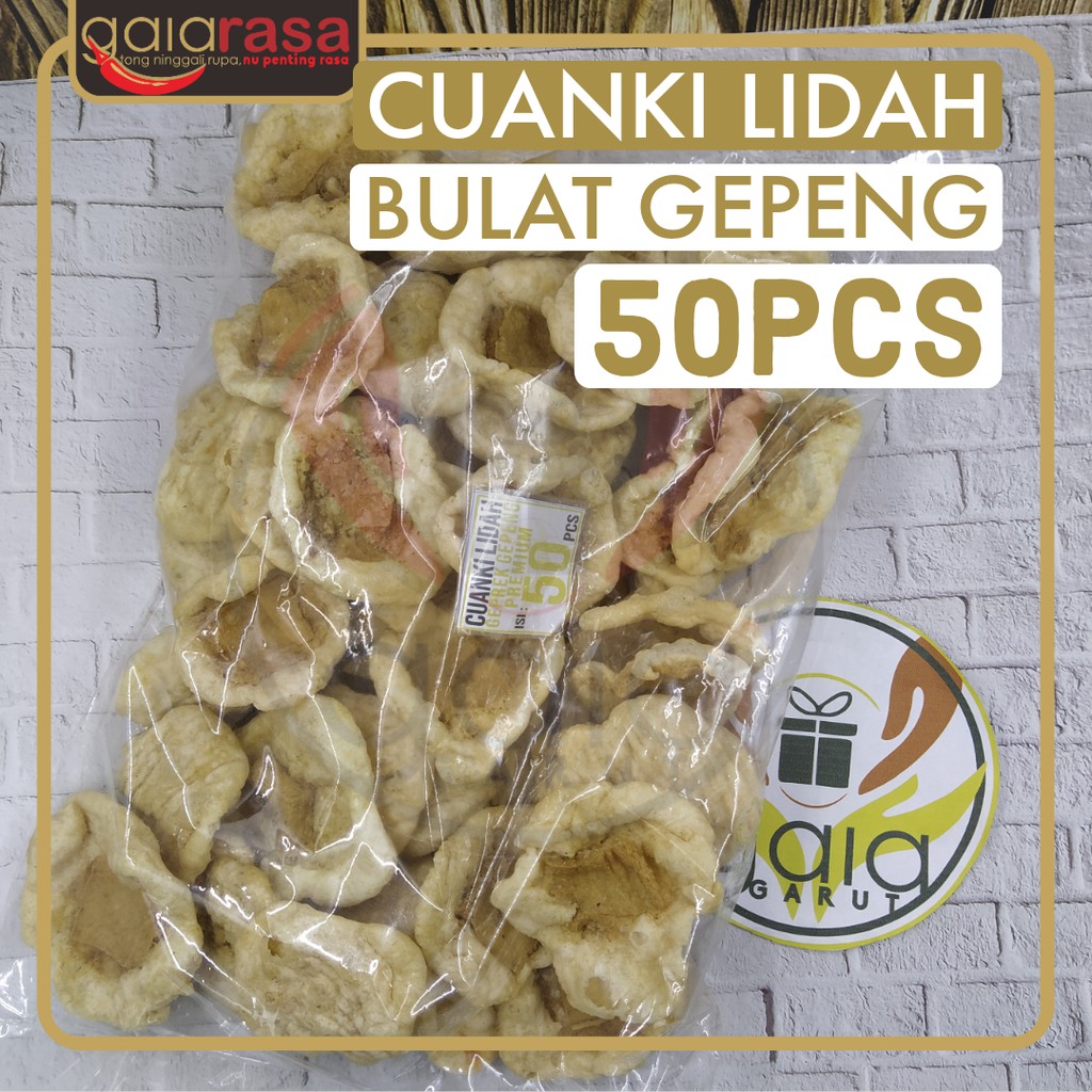 50pcs Cuanki Lidah Bulat Gepeng Premium Toping Wajib Baso Aci Dan