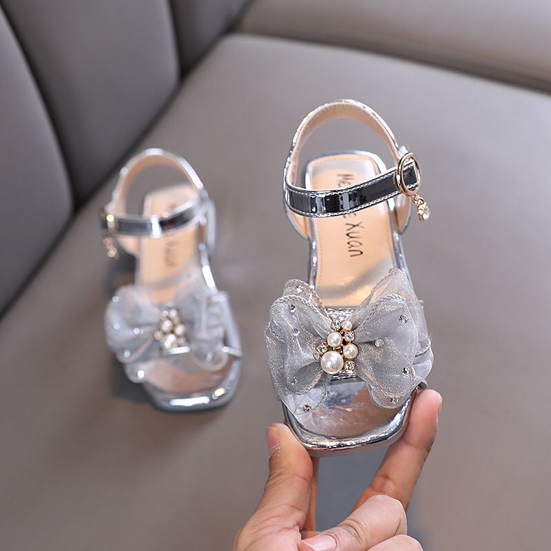 (LOLI-JKT) SP-406 SEPATU SANDAL ANAK PTA MANIK MUTIARA SIZE 26-36