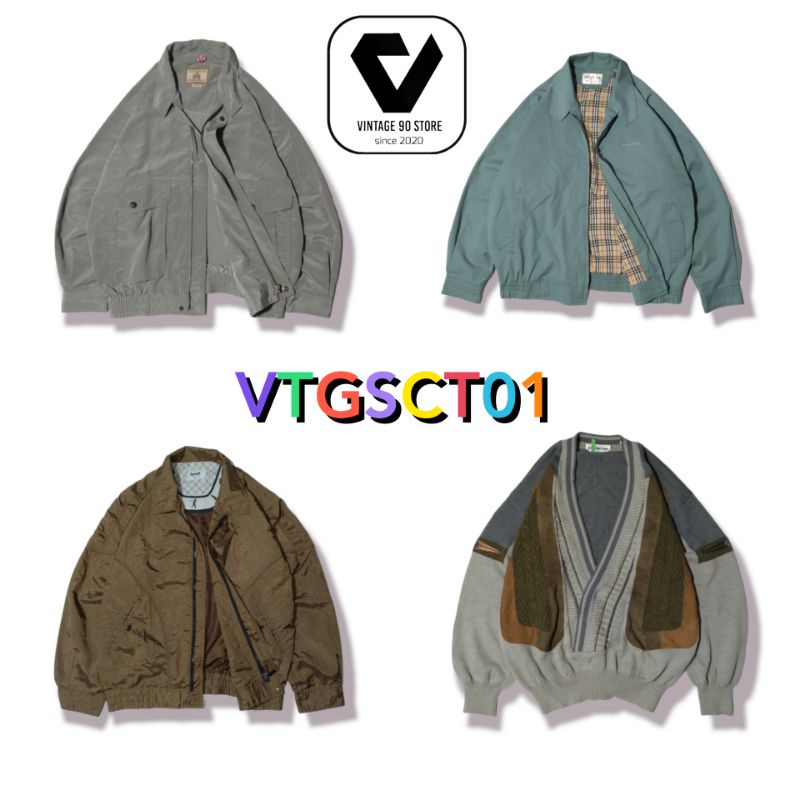 jaket harington vintage (vtgsct01)