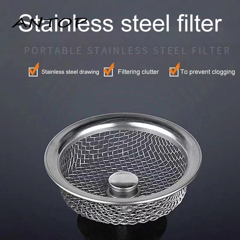 Plug Filter Air Bahan Stainless Steel Untuk Wastafel Dapur