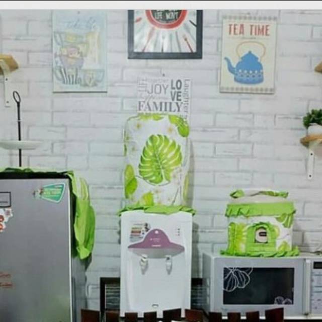 Gkm set sarung galon motif daun