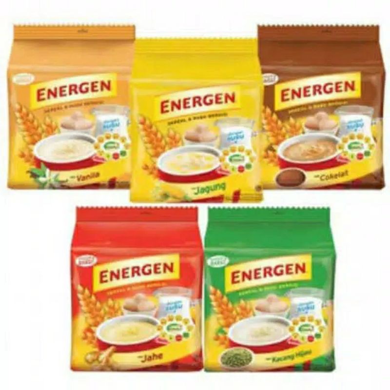 

ENERGEN Pouch Kemasan Bag 10's x 29 gram - Menu Sarapan