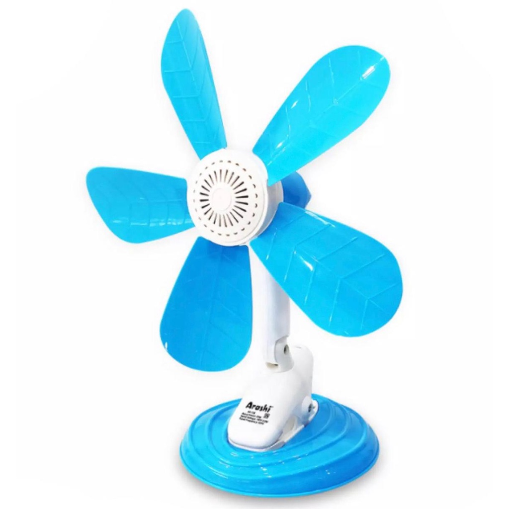 30W Arashi - Kipas Angin duduk 30 watt / Kipas Angin Jepit Clip Fan AR138 30 Watt