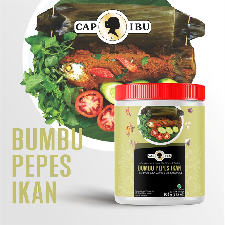 CAP IBU Bumbu Pepes Ikan Kemasan Pot