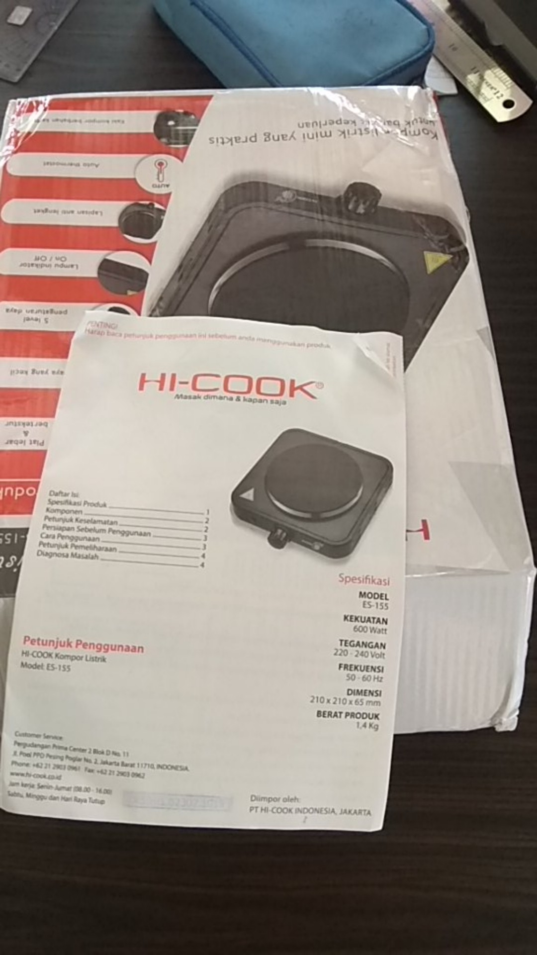 Hi Cook Kompor Listrik Es-155