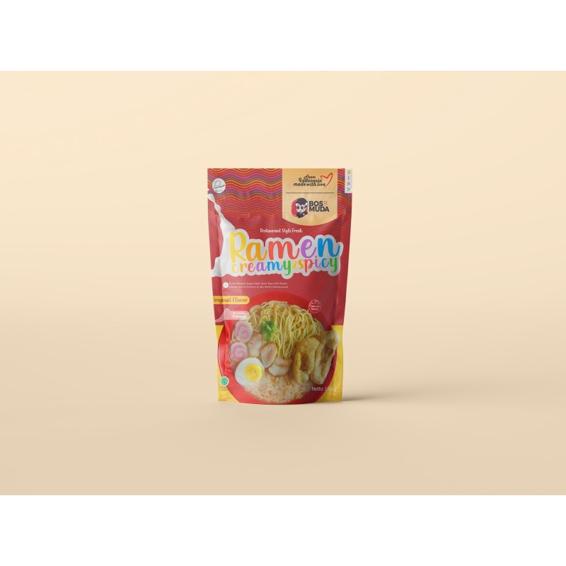 

[Hizam] Bosmuda_Ramen Creamy & Spicy Premium Noodle "Original Flavor