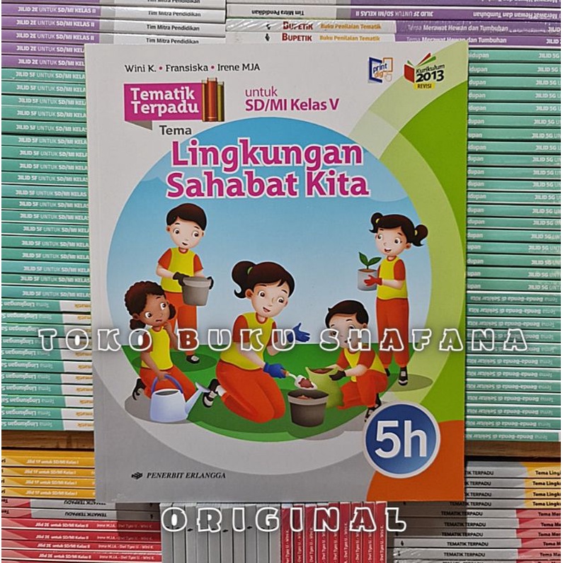 PAKET TEMATIK TERPADU 5F-5I KELAS 5 SD SEMESTER 2 ERLANGGA KURIKULUM 2013 REVISI