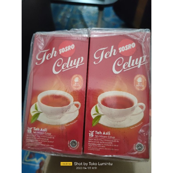 

Teh Celup Sosro 15bag