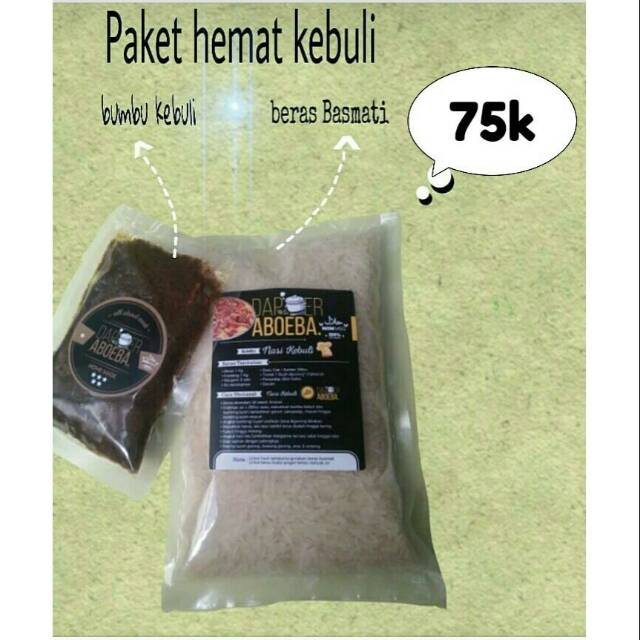 

Bumbu kebuli + beras basmati