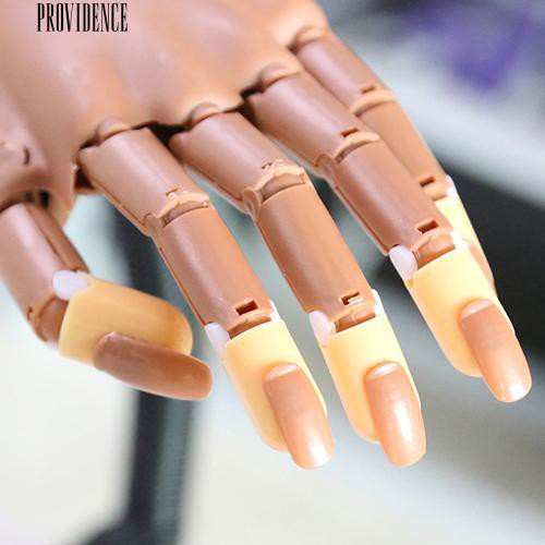 [Bayar Di Tempat] 100 Pcs Manicure Penggantian Praktek Nail Tip untuk Nail Trainer Tangan Fleksibel