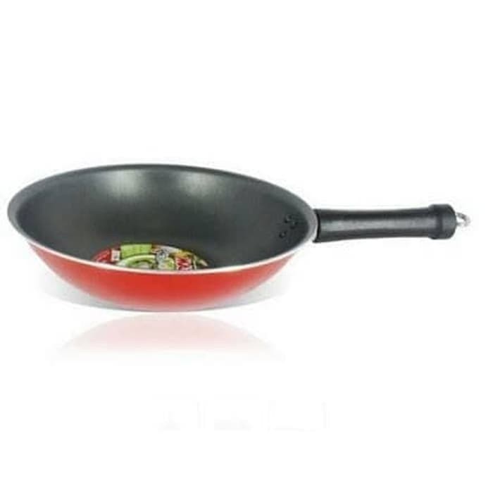 MAXIM Kuali Masak HEROWOK 28 cm WOK – Wajan Teflon Anti Lengket 28 cm