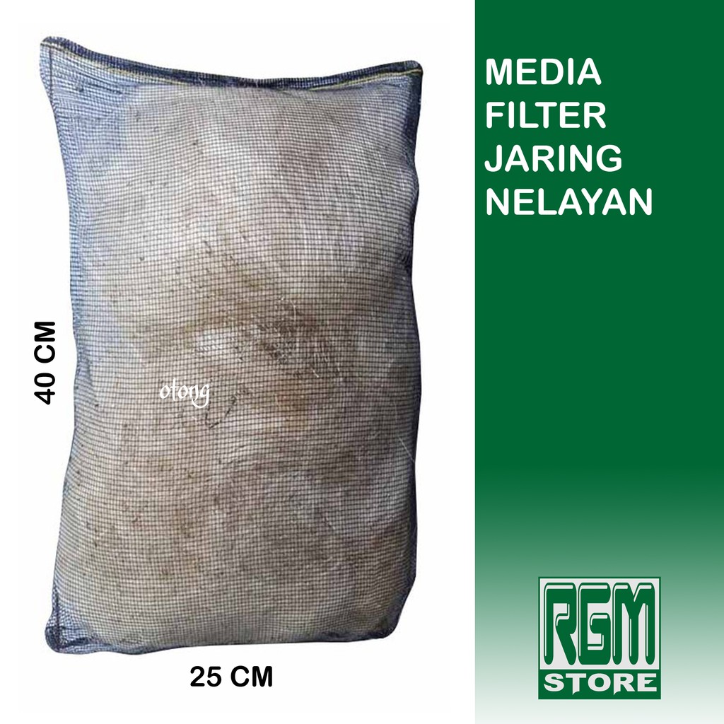 Jaring benang nelayan SMALL media filter kolam aquarium murah