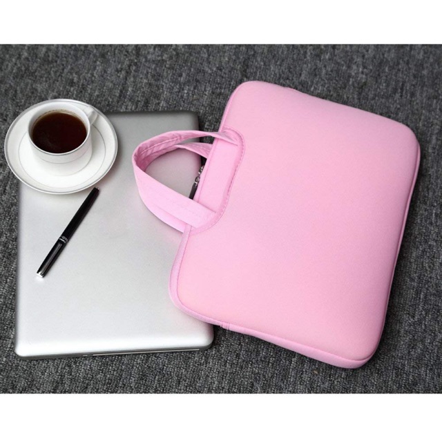 Tas Laptop Softcase Jinjing Foam Neoprene for Macbook 13 - 14 inch