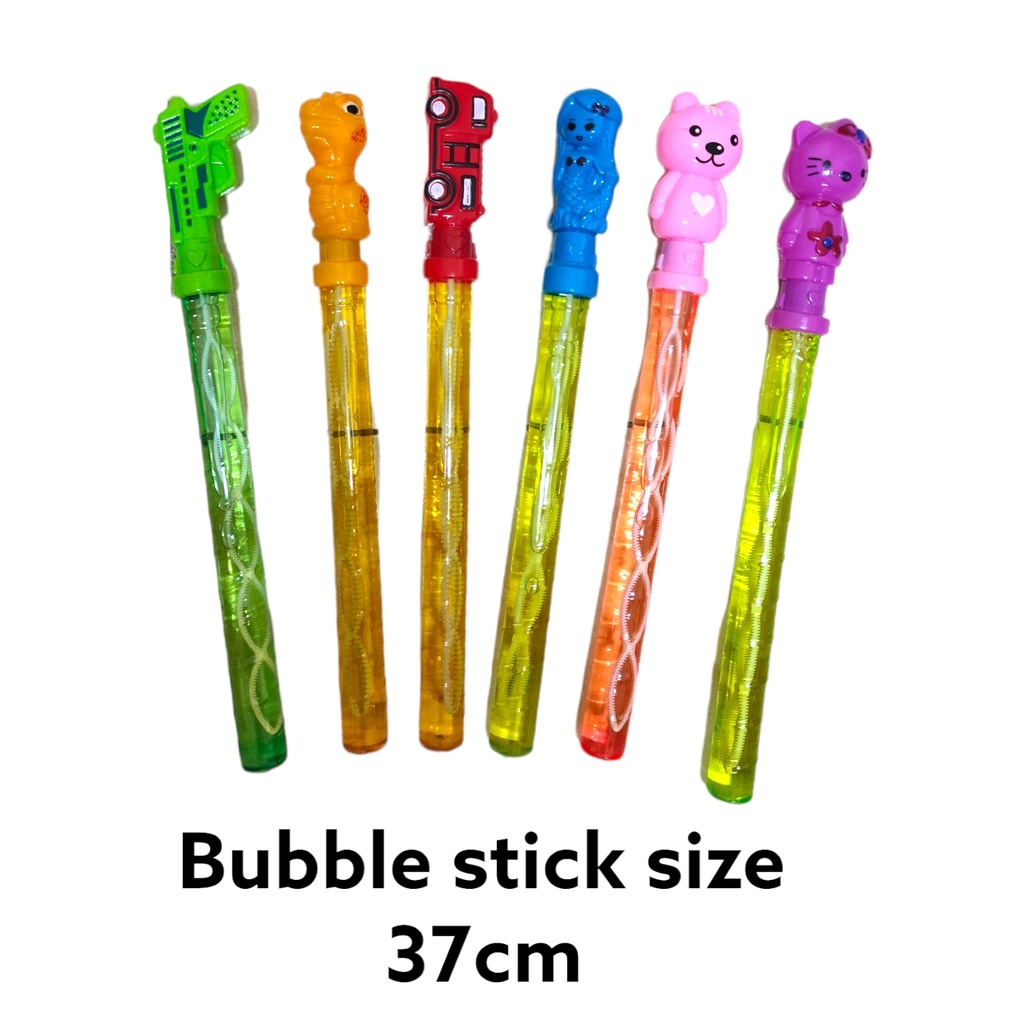 Mainan Bubble Stick Karakter - Panjang 37cm 5 Shot