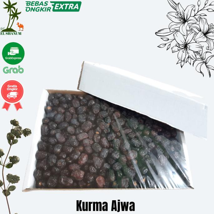 

KURMA AJWA 5KG GRADE 1 / KURMA JUMBO / AJWA ALIYAH CASTLE DH654636E