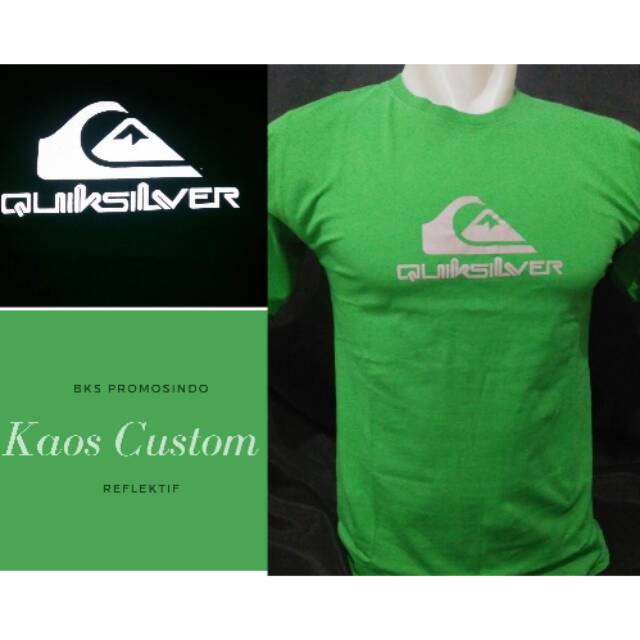 kaos custom reflektif