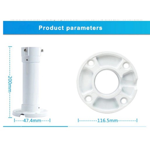 Bracket Gantung untuk Kamera CCTV PTZ 1661ZJ