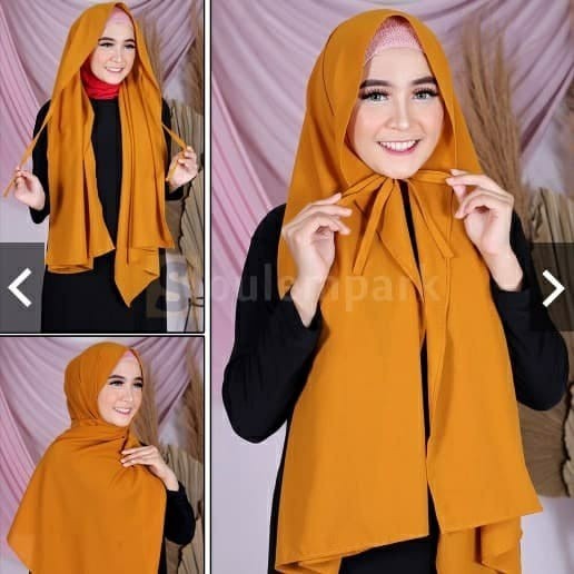 PASHMINA TALI INSTAN KERUDUNG WANITA CANTIK PREMIUM