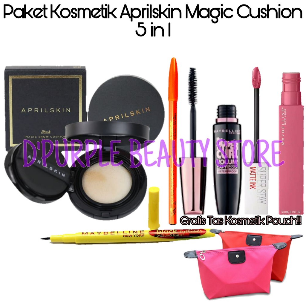 Paket Kosmetik Aprilskin Murah Lengkap 5 In 1 -Paket MakeUp Aprilskin Murah Lengkap 5 In 1