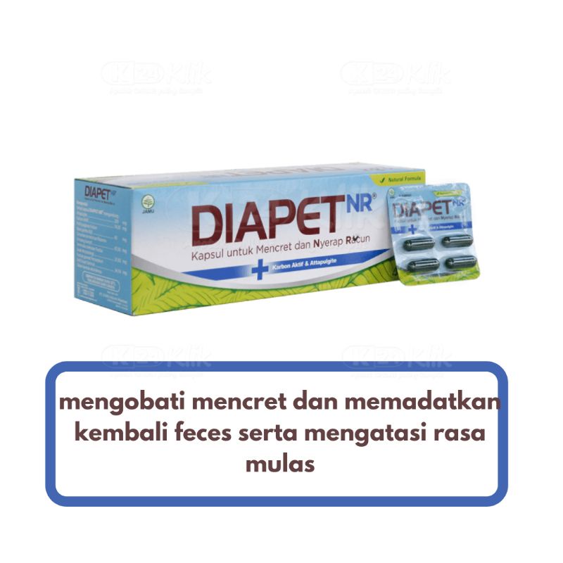 DIAPET NR KAPSUL DIARE PER STRIP