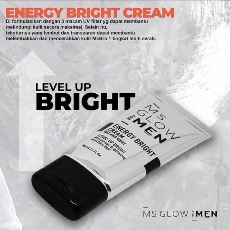 Energy Bright Cream For Man MS GLOW
