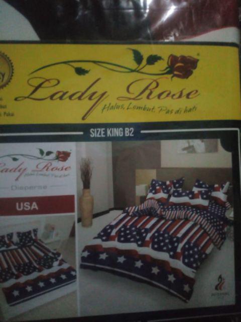 Sprei Lady Rose Walter - Ukuran 160x200 & 180x200