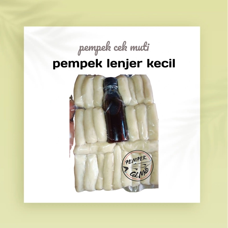 

PEMPEK LENJER KECIL ISI 25 PEMPEK+CUKO+VAKUM