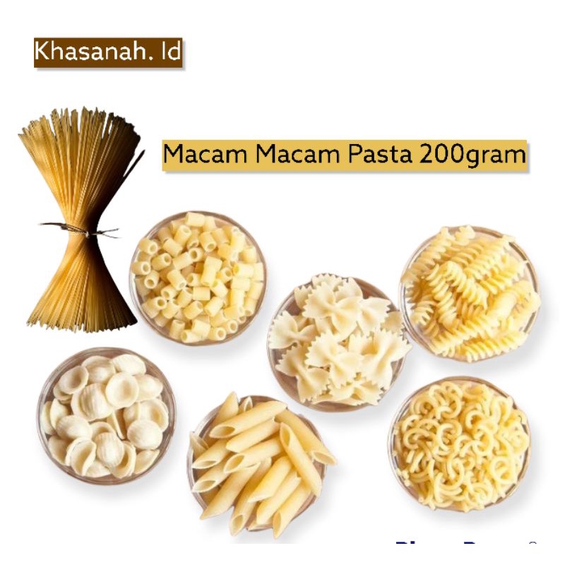

All Varian Pasta 100gram / Spaghetti, makaroni, spiral