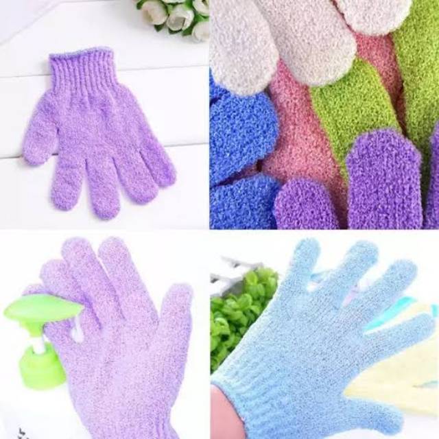 SARUNG TANGAN MANDI SCRUB BATH GLOVE BODY SRUBBER GLOVE